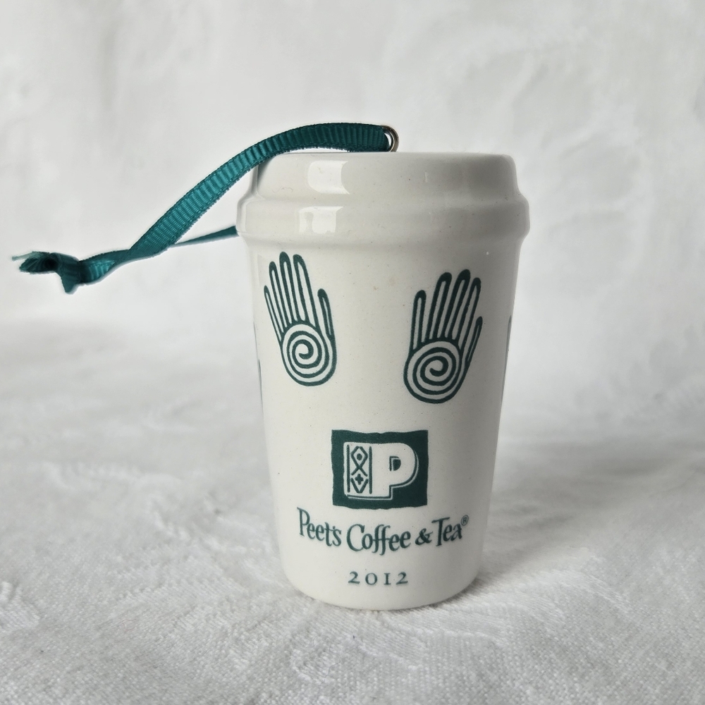 Peet's Coffee & Tea Ceramic Ornament 2012